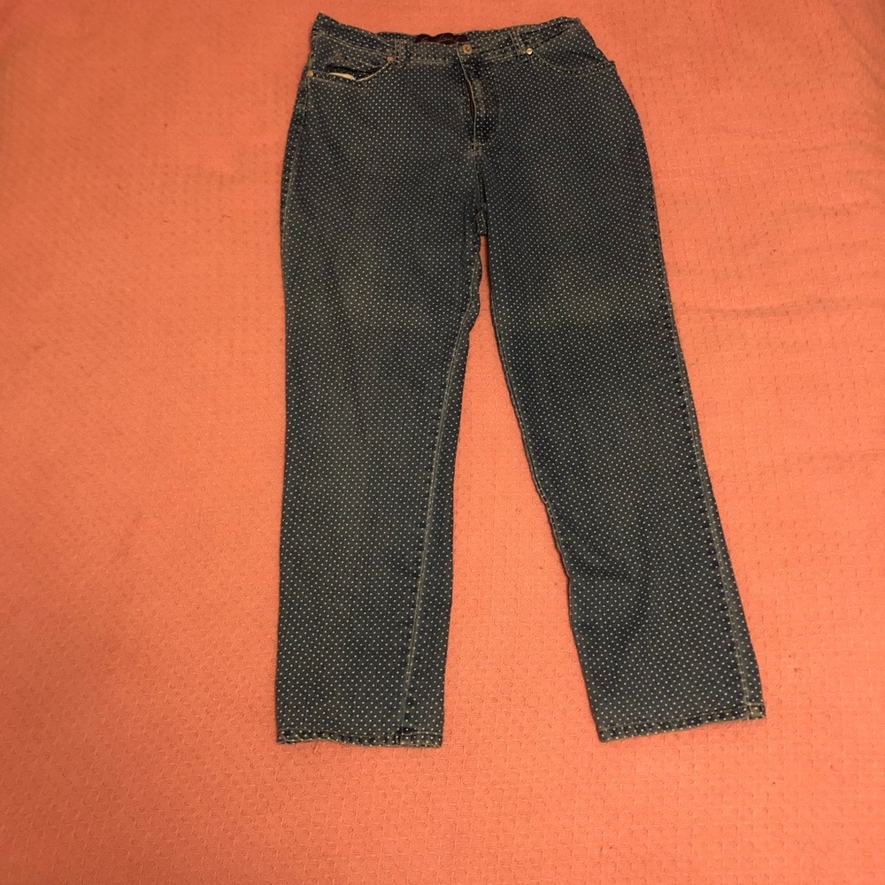 Cute polka dot jeans